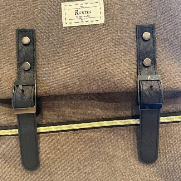 Ronyes Brown Unisex Laptop Backpack for Work/School-Excellent Condition! - Picture 5 of 9